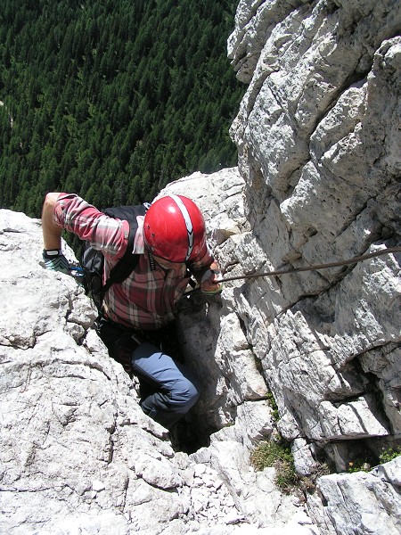 FERRATA ETTORE BOVERO NA COL ROSA 2166 M